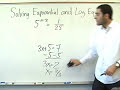 Algebra 2 - Exponential and Logarithmic Equations