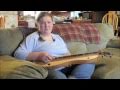 Sarah Morgan plays the mountain dulcimer