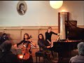 timora rosler-cello and kl�ra w�rtz-piano.
sonata no.1 op. 5 no. 1. 1st movement: adagio sostenuto-allegro.
marathon concert, complete beethoven sonatas for cello and piano.
cristofori, amsterdam, jan. 2005