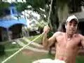 Eu no Surf Simulator