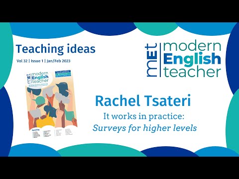 Practical ideas from MET: Rachel Tsateri