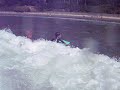 River's first wave alone