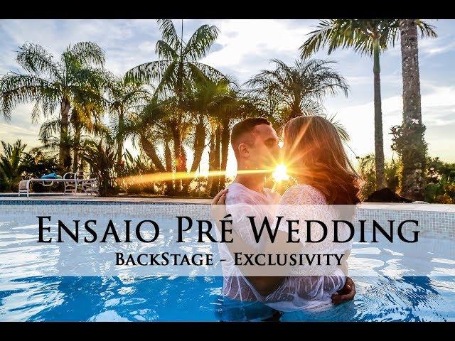 video trailer bastidores ensaio pre wedding casal de noivos camila a caio em vinhedo no espaco saab eventos fotografo especializado em casamentos denis silveira