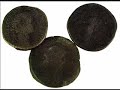  ancient Roman Greek Egyptian bronze gold silver coins eagle thunderbolt wings Poseidon solid palm branch inscriptions