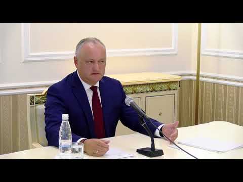 Президент Игорь Додон провел встречу с представителями молдавской диаспоры из ряда стран мира