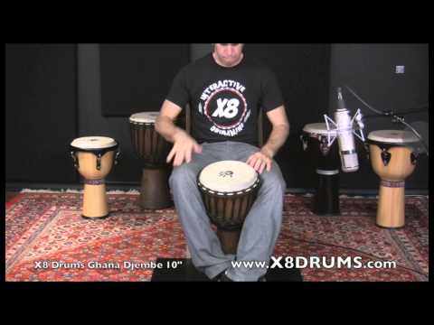 how to measure djembe head size