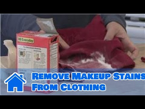 how to remove foundation from clothes