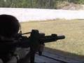 Cute Chick shooting Silenced 9mm AR