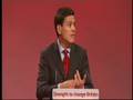 David Miliband speaks to Labour's Annual Conference
