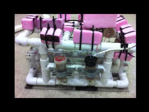 perching robot - Freshmen aerospace engineering students working in the Collective Dynamics and Control Laboratory at the University of Maryland have designed a SeaPerch unde...