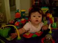 yes, walela does enjoy the exersaucer