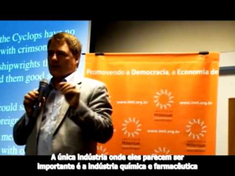 0 Moralidade do capitalismo: convidado pelo Imil, Tom Palmer lota auditório do Ibmec RJ 