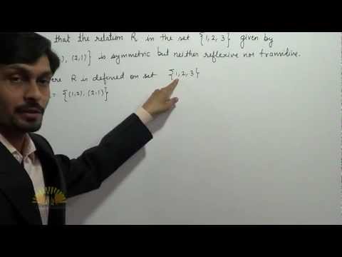 how to prove symmetric relation