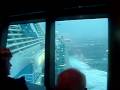 Heavy seas on Diamond Princess cruise ship