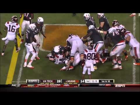 VT - Every play from Virginia Tech's 42-24 victory over #11 Miami on November 9th, 2013. For great coverage of Virginia Tech football, visit TechSideline.com.
