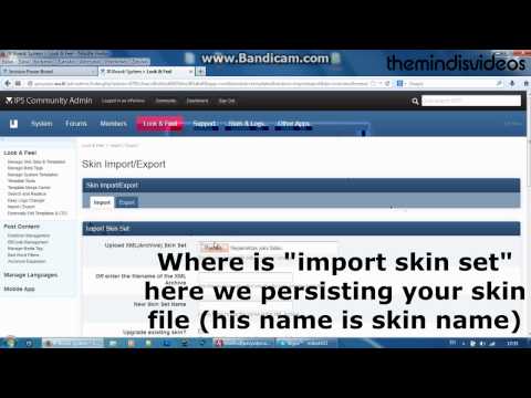 how to change ip board skin