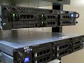 in case you did not see my previous server room video here is an update to the old video:
http://www.youtube.com/watch?v=assv-zws7_8
in this update video you will see that we moved part of our server infrastructure around in the server room, as we are planning to move this equipment within the next 60 days to a new server room with better air conditioning and better power conditioning. this old server room is very noisy and gets very hot and does not have space to grow, the new server room alone is costing $50,000 for the air conditioning and power configuration alone.
our dsl line is a 10 mb high-speed internet connection, we have 12 servers, of which you only see 8 servers here. the other servers are in other locations due to lack of space.
there are 3 mac servers, and the other 9 are dell brand running windows 2003 servers. they run specialized functions such as providing dns, dhcp, print server, file server, mail server, data-backup, data base server, mac services, web server, ad/domain controller & ad backup, restore images.  
in addition, we are installing a wireless controller and new wap access points to cover 6 floors and gigabyte network switches, with a total cost of over $150,000 so it is not cheap. and that does not include the additional new dual cpu macs that we are acquiring for the new library and new computer labs.

see: http://www.youtube.com/watch?v=owiesnthdjs

i will do an update to show the imaging of the new imacs with 20