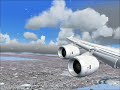 Airbus A380 - Air France, IFR to Heathrow snowy weather