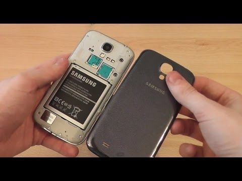 how to open samsung galaxy s4