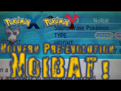 how to evolve noibat in pokemon y