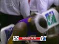 Shawn Marion goofs almost dunks for other team