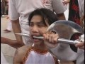 6-Extreme Face Piercing Weird Strange Phuket Chinese Vegetarian Festival Thailand