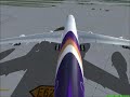 FS2004 Thai Airways A340-600 Arrival at LSZH FS2004 Thai Airways A340-600 Arrival at LSZH