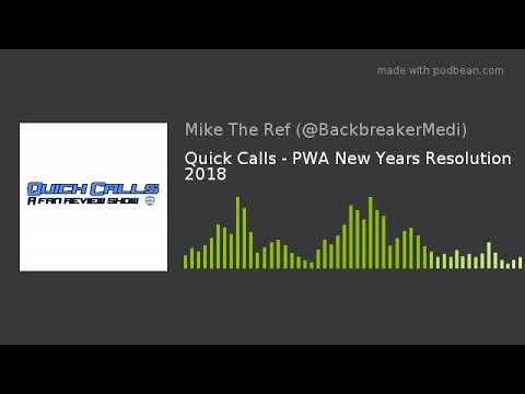 Quick Calls - PWA New Years Resolution 2018