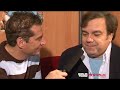 Didier Bourdon et son cocker Bambou au micro de Bruno Soriano Didier Bourdon et son cocker Bambou au micro de Bruno Soriano