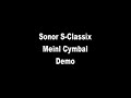 derek roddy  sonor s classix/meinl cymbal demo