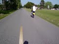 drz 125L a few wheelies