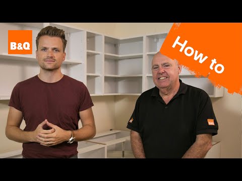 how to fit kitchen wall units