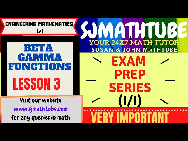 Beta Gamma Function (3)