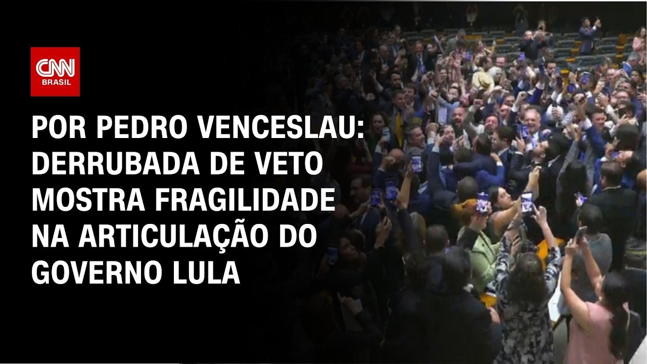 Análise: Derrubada de veto mostra fragilidade na articulação do governo Lula | CNN 360º