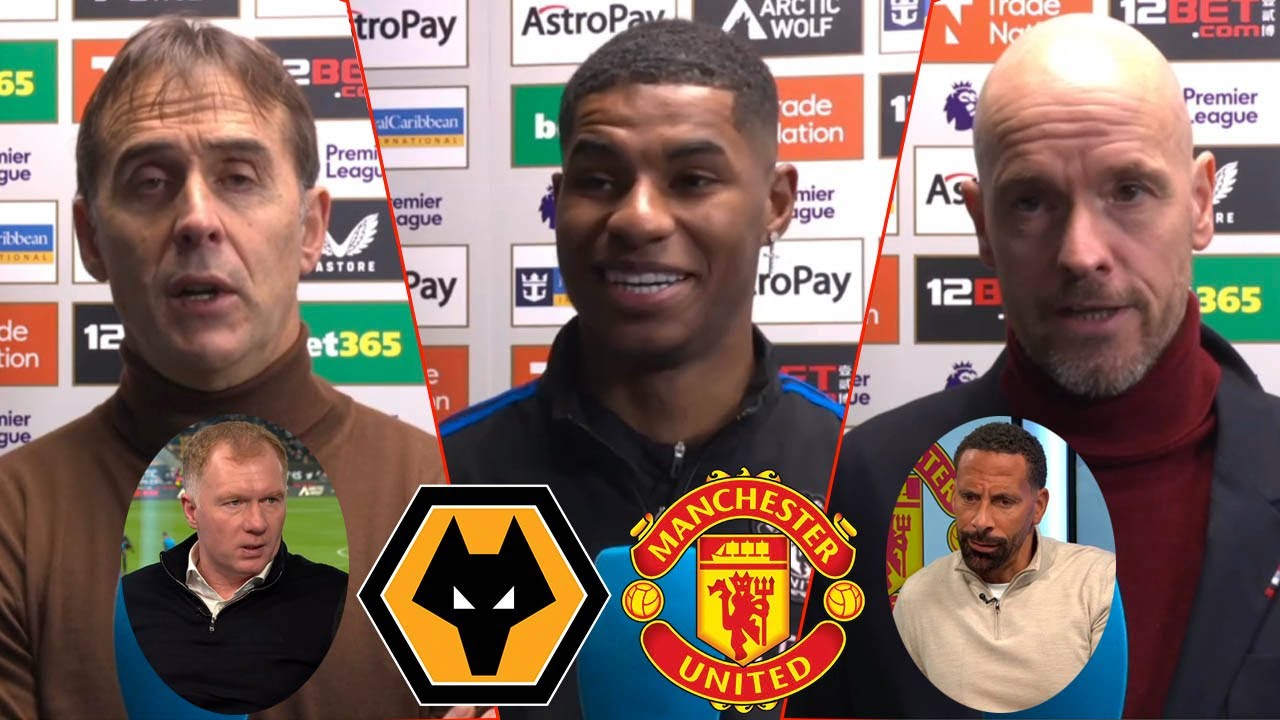 Wolves vs Man United 0-1 Paul Scholes Review Rashford's Performance💥 Erik ten Hag Rashford Interview