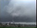 This is the tornado that partly destroyed Dunoon. Taken from Fraiser Road looking south to Dunoon.