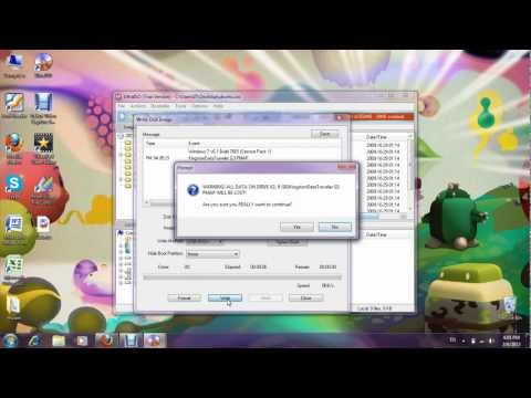 how to burn iso in usb