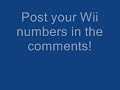 Wii Number