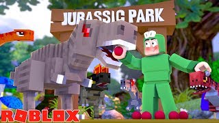 Building A Dino Park In Roblox Roblox Dino Park Tycoon