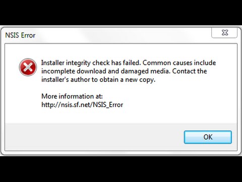 how to repair nsis error