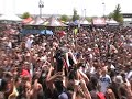 Jager Mayhem Fest: Wheelchair crowd surf during Powderburn