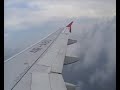 arriv�e aux maldives avec les atoll � mal� airport en A320 srilankan airlines