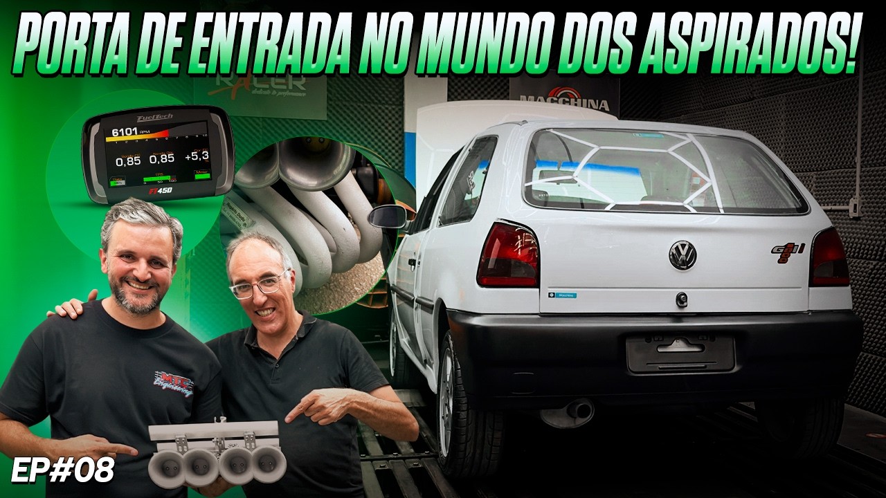 Preparação aspirada no nosso Gol 1.8 de 10 mil Reais!