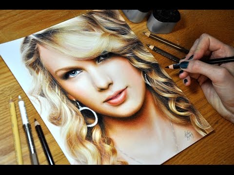 how to draw taylor swift