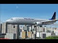 KAI TAK (VHHX) - POUSO - LANDING ( VARIG NOVAS CORES)