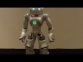 Humanoid robot Nao performs its 
