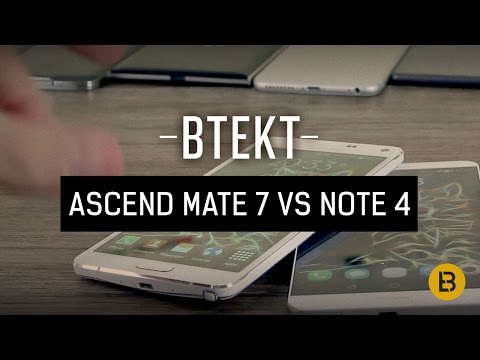 Samsung Galaxy Note 4 vs Huawei Ascend Mate 7