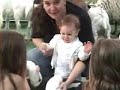 Emmanuelle and Hadas in the Petting Zoo