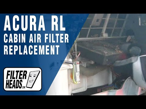 Cabin air filter replacement- Acura RL