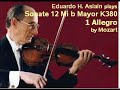 Mozart - Sonate 12 Mi b Mayor K380 - 1 Allegro